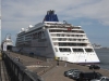 Europa 2 ved Lange Linie - Prinsendam til venstre og Celebrity Eclipse til højre 10. juni 2014