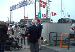 Isefjord indvies og skal ud på sin jomfrurejse. 17 maj 2013
