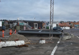 Den nye broklap til Isefjord 19. februar 2012