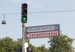 På vej til Lange Linie 31. maj 2016