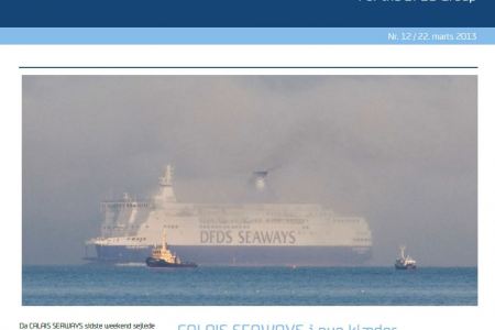 Calais i DFDS Nyhedsbrev 22. marts 2013