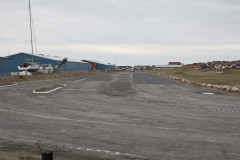 Tilkørselsområdet til den tidligere Grenaa Hundested overfart 22-02-2013