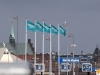 Forsea Ferries nye flag ved Terminalen i Helsingør 8. februar 2019