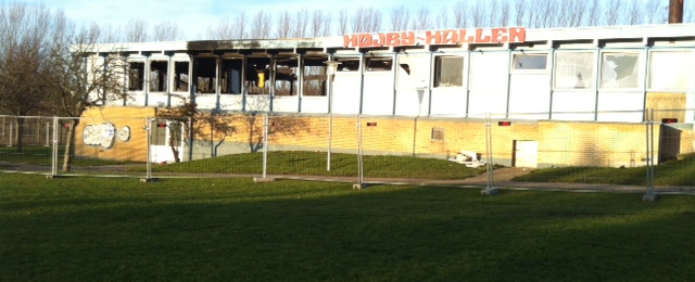 Højby Hallen brændt 10. december 2013