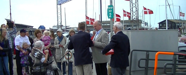 Isefjord indvies og skal ud på sin jomfrurejse. 17 maj 2013