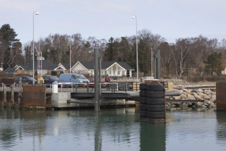 Det nye havneleje i Rørvig havn 6. april 2013