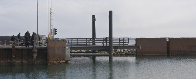 Det nye havneleje i Rørvig havn 6. april 2013