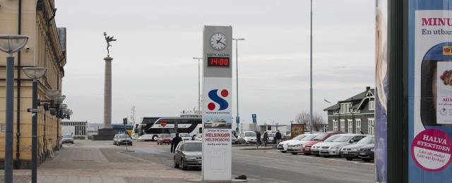 Sundbuss Terminal i Helsingborg 15. februar 2014